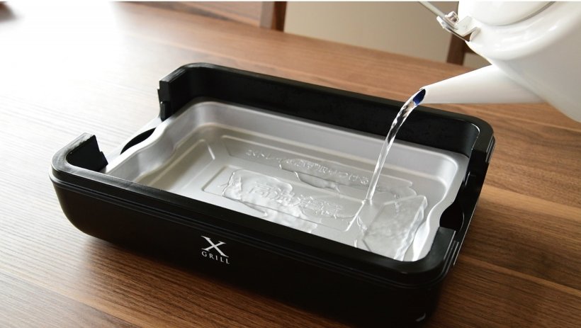 （5）水トレイで後片付けもラクラク