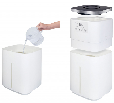 上部給水・本体取り外し可能