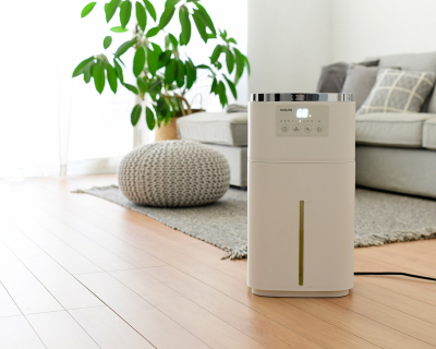 リビング、オフィスなどの広い空間でも使用可能