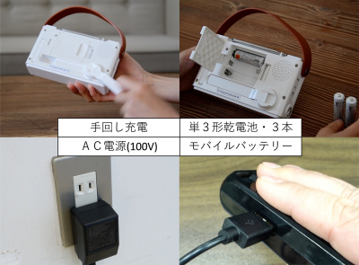 4つの電源対応