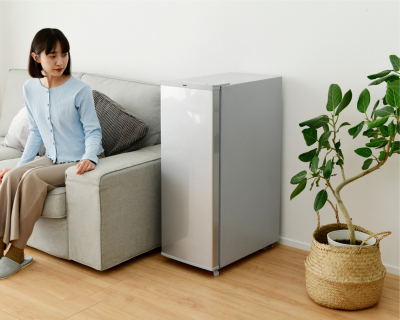 リビングに配置する様子