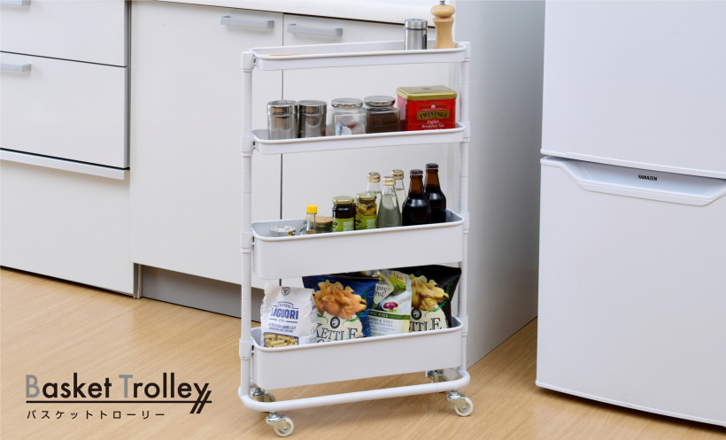累計90万台突破！バスケットトローリーシリーズより「すき間トローリー LSST-4」を新発売