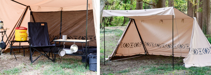 Campers Collection 山善　軍幕テント ソロ用 ソロキャンプに最適なテントを新発売 | ニュース | 株式会社山善