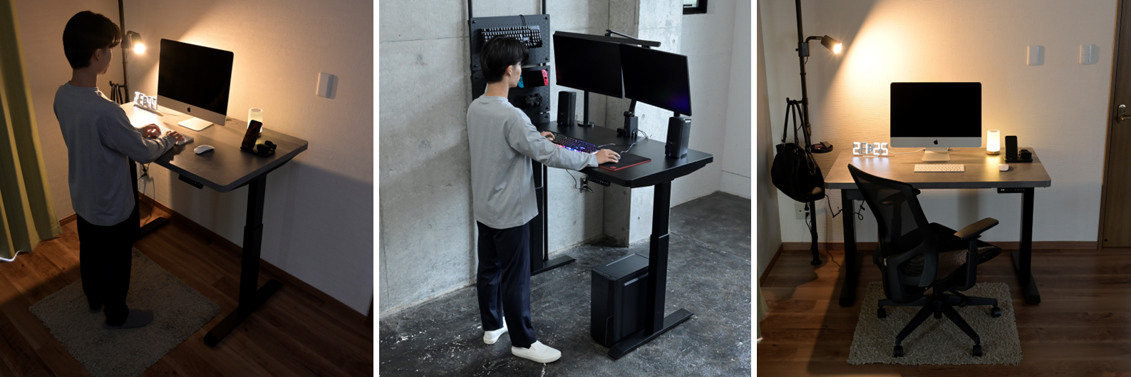 座ったまま”はリスク大!「電動昇降デスクシリーズ」より「ハイグレード天 座ったまま”はリスク大!「電動昇降デスクシリーズ」より「ハイグレード天