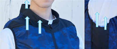 エアベンチ・バックエアスリット・脇スリット