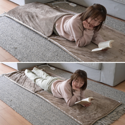 縦に広げて、ごろ寝マットとしての使い方