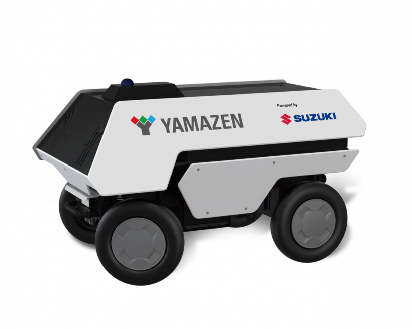 当社のオリジナルAMR（牽引タイプ）