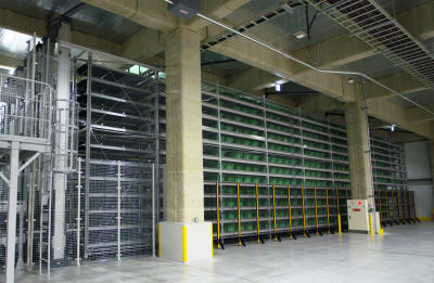 おまとめ配送用シャトル自動倉庫