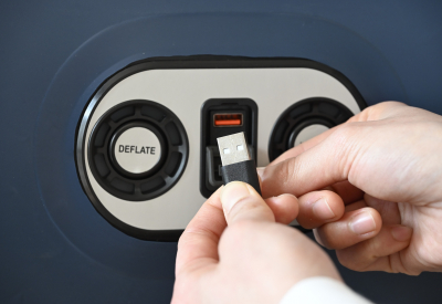 コンセントが無い場所でも、必要な時に使用可能