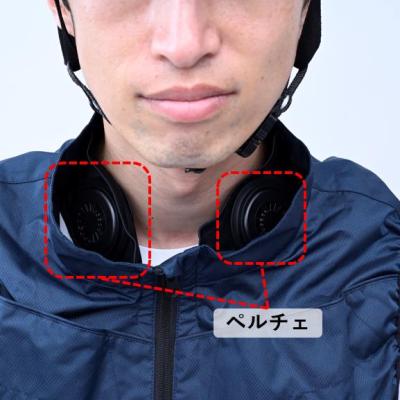 冷却ポイントを“首元”に配置し、頸動脈を直接冷却