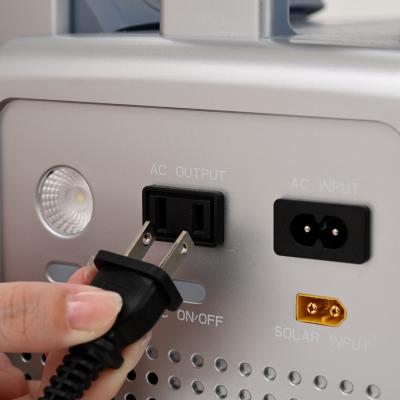 ④ACからの充電、ACで給電が可能
