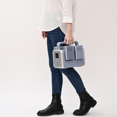 ⑧片手で持ち運べる重さとサイズ