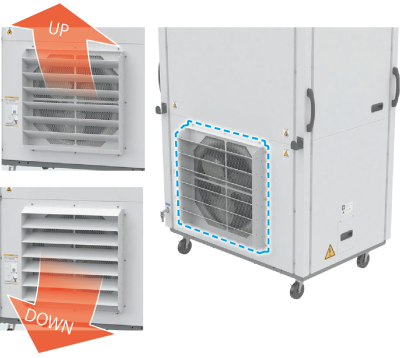 排気ルーバ使用イメージ