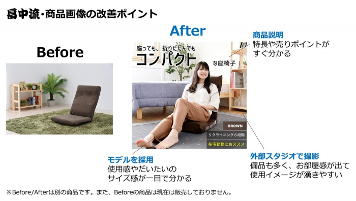 畠中流・商品画像の改善ポイント