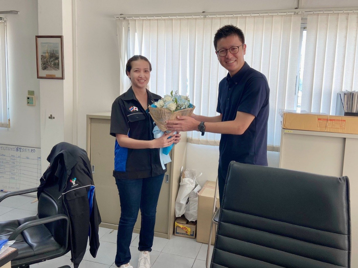 タイの現地法人にて