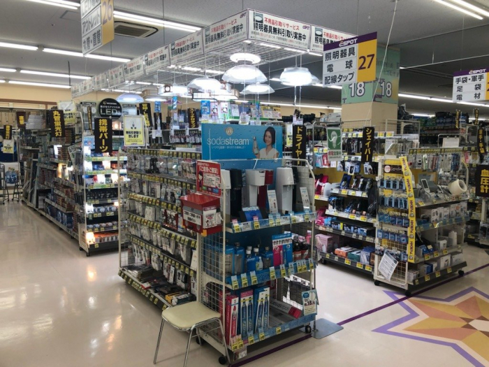 ホームセンターの売り場