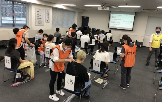 新型コロナウイルスワクチンの職域接種を実施